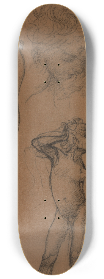 Pierre Puvis de Chavannes - Etude denfants 8.25 inch art skate deck
