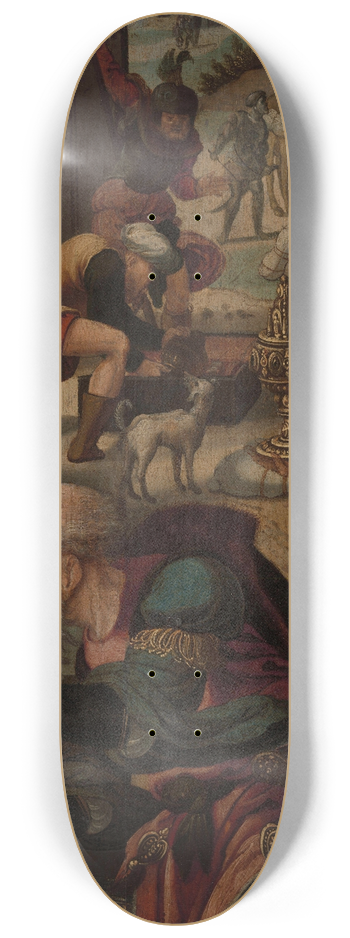 Pieter Coecke van Aelst - The adoration 8.25 inch art skate deck