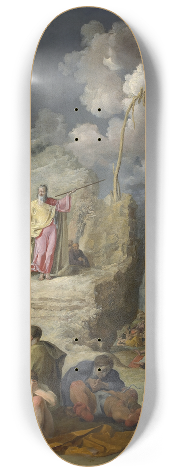 Pieter Fransz. de Grebber - Moses and the BrazenSerpent 8.25 inch art skate deck