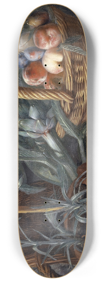 Pieter Snyers - Fruit Basket And Pinks 8.25 inch art skate deck
