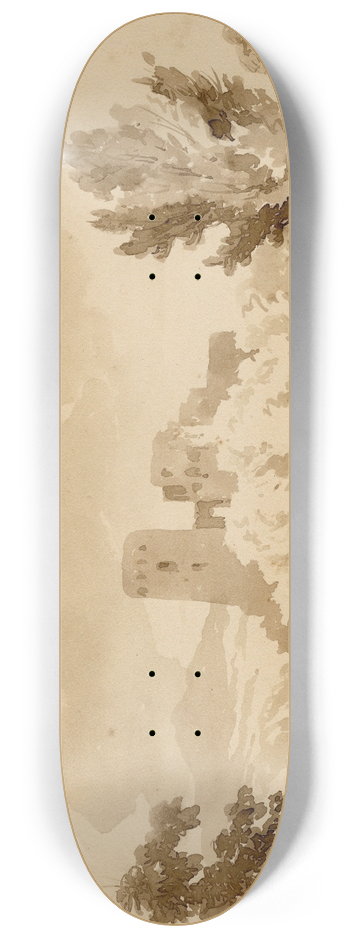 Pieter van Loon - Dudlow Castle 8.25 inch art skate deck