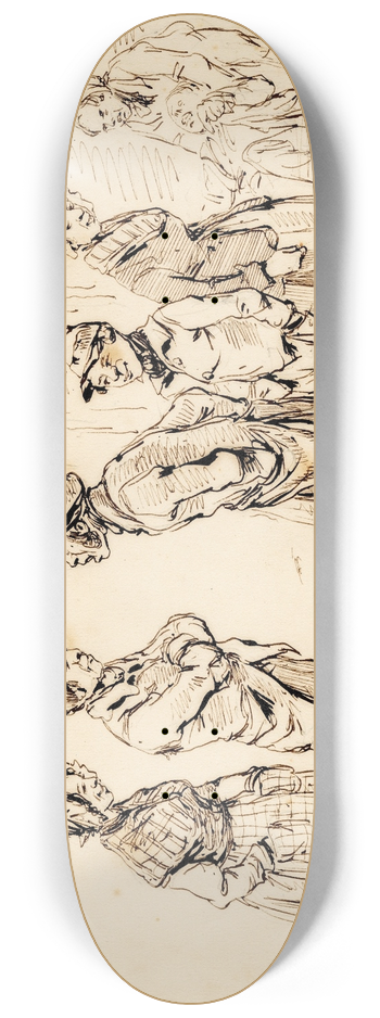 Pieter van Loon - Karik., ruzie bij een caf 8.25 inch art skate deck