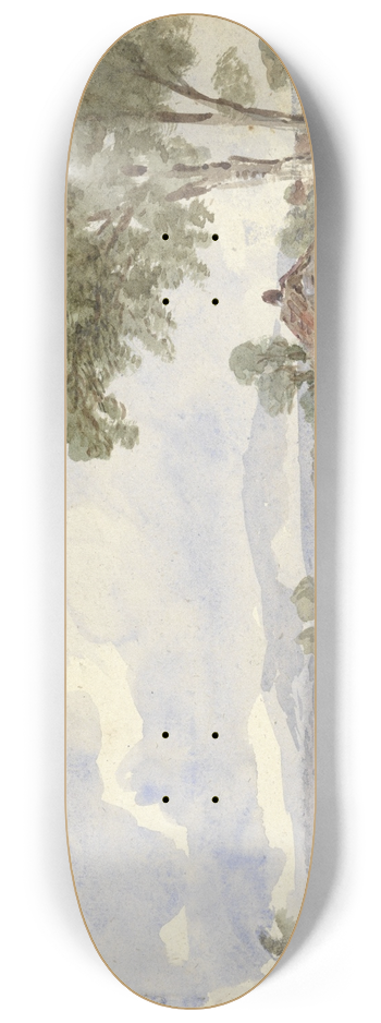 Pieter van Loon - Landschap met boerderij 8.25 inch art skate deck