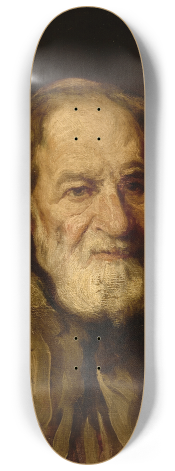 Piotr Michaowski - Study of an Old Peasant 8.25 inch art skate deck