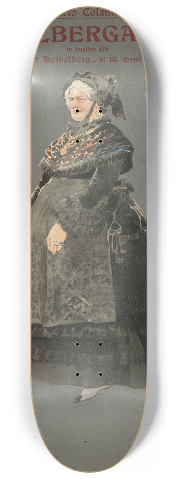 Pipein Gamba - Madama Ruder 8.25 inch art skate deck