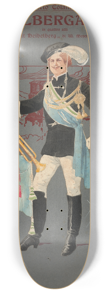 Pipein Gamba - Trombettiere Studenti 8.25 inch art skate deck