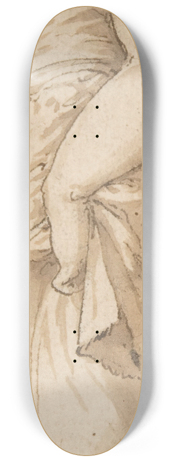 Pirro Ligorio - Caryatid Facing Left 8.25 inch art skate deck