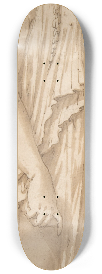 Pirro Ligorio - Caryatid Facing Right 8.25 inch art skate deck