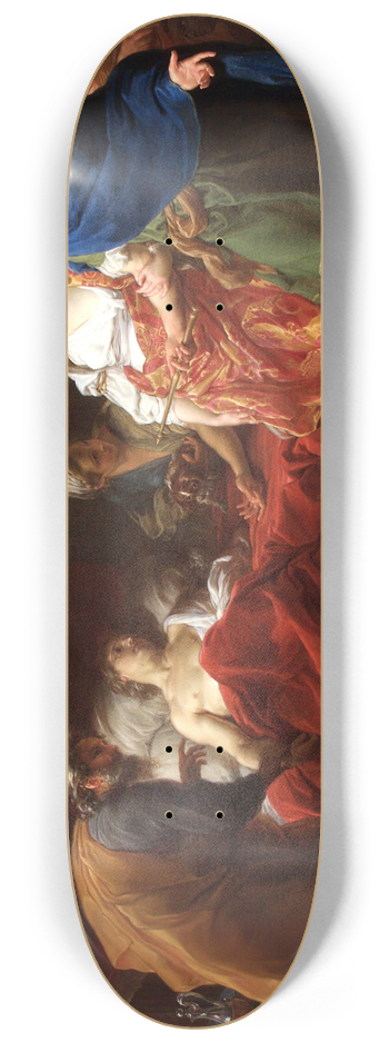 Pompeo Batoni - Antiochus And Stratonice 8.25 inch art skate deck