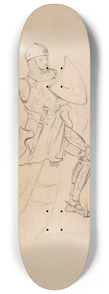 Prosper Lafaye - Cavalier mdival 8.25 inch art skate deck