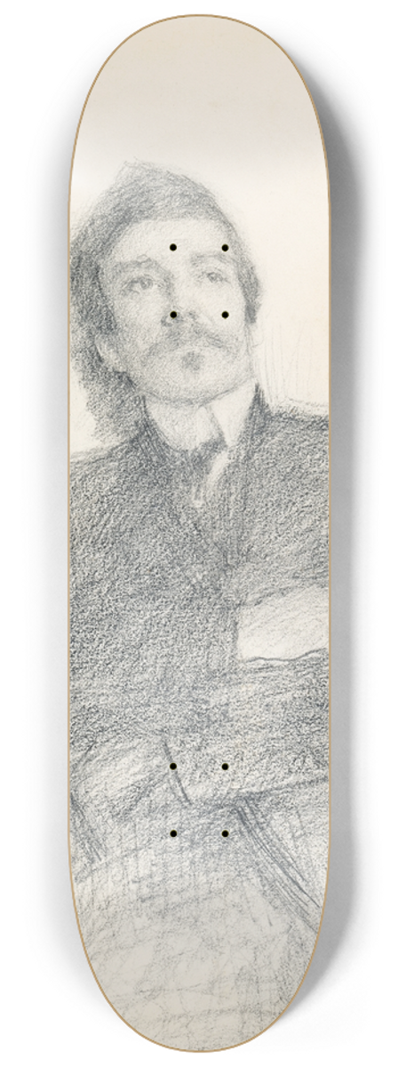 John Butler Yeats - John Millington Synge (1871-1909), Playwright 8.25 inch art skate deck