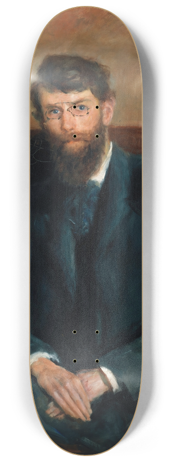 John Butler Yeats - Portrait of AE (George W. Russell) (1867-1935), Poet 8.25 inch art skate deck