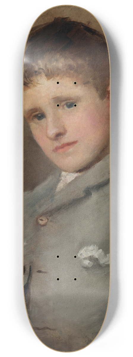 John Butler Yeats - Portrait of Jack B. Yeats (1871-1957) as a Boy 8.25 inch art skate deck