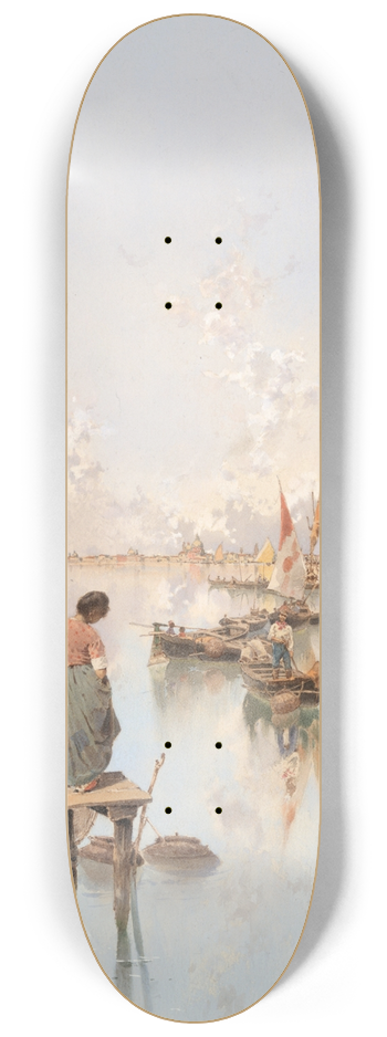 Raffaele Mainella - Venice 8.25 inch art skate deck