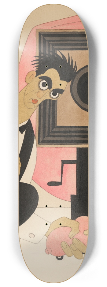 Ralph Barton - Nickolas Muray 8.25 inch art skate deck