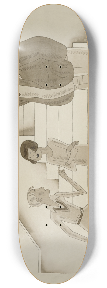 Ralph Barton - Untitled 8.25 inch art skate deck
