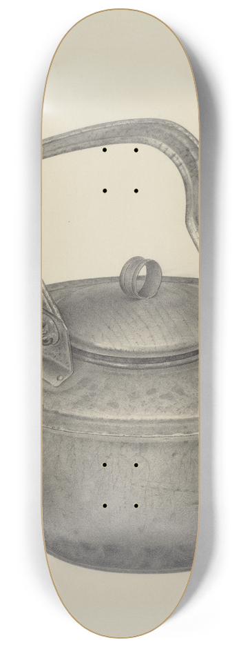 Amelia Tuccio - Tea Kettle 8.25 inch art skate deck