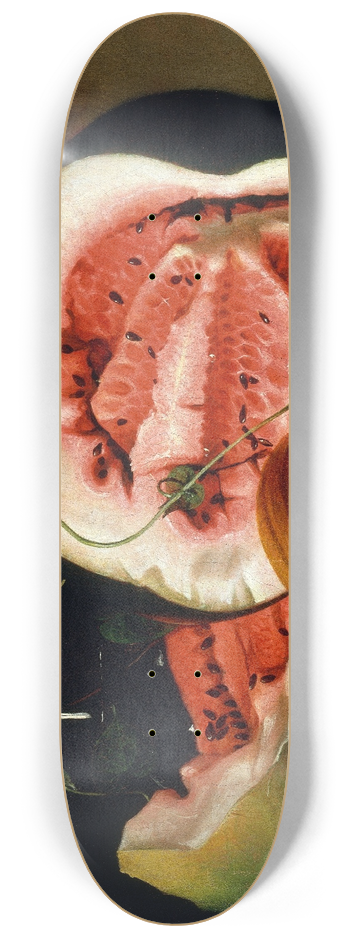 Raphaelle Peale - Melons and Morning Glories 8.25 inch art skate deck