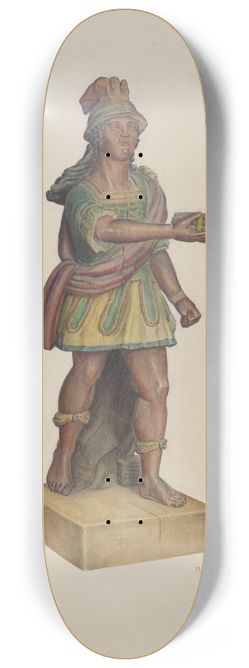 Raymond Chard - Cigar Store Indian 8.25 inch art skate deck