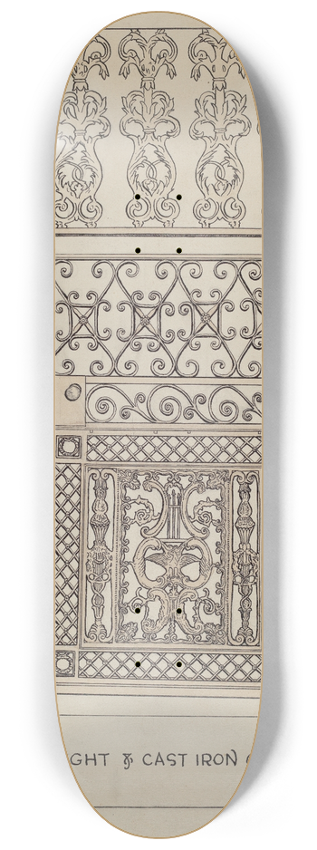 Ray Price - Cast Iron Gate 8.25 inch art skate deck