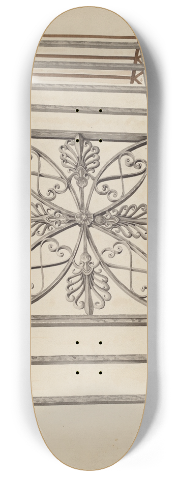 Ray Price - Iron Gate and Fence 8.25 inch art skate deck