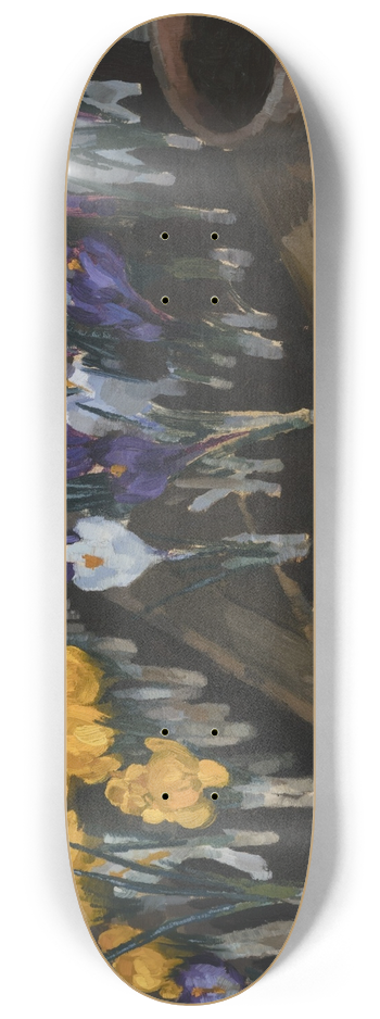 Reinhold Max Eichler - Krokusse 8.25 inch art skate deck