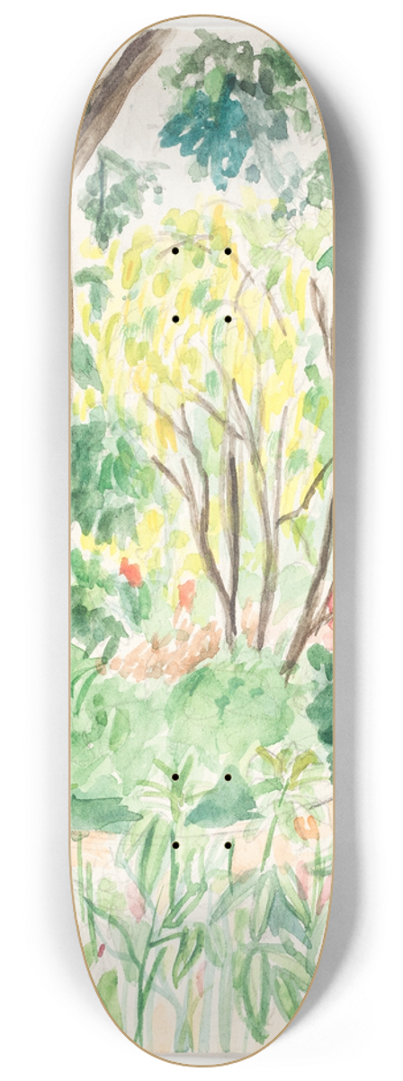 John Christensen - Guldregn i en have 8.25 inch art skate deck