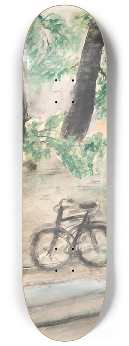 John Christensen - Stille morgen ved muren 8.25 inch art skate deck