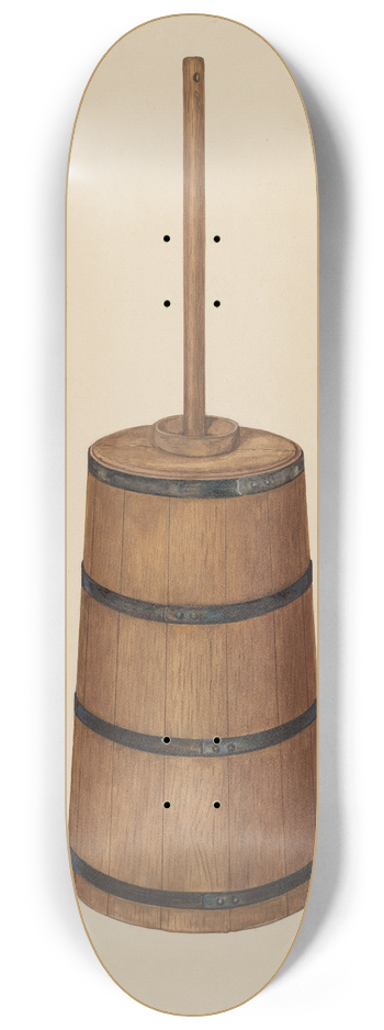Rex F. Bush - Handmade Churn 8.25 inch art skate deck