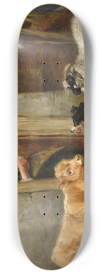 Richard Ansdell - The shepherds home 8.25 inch art skate deck
