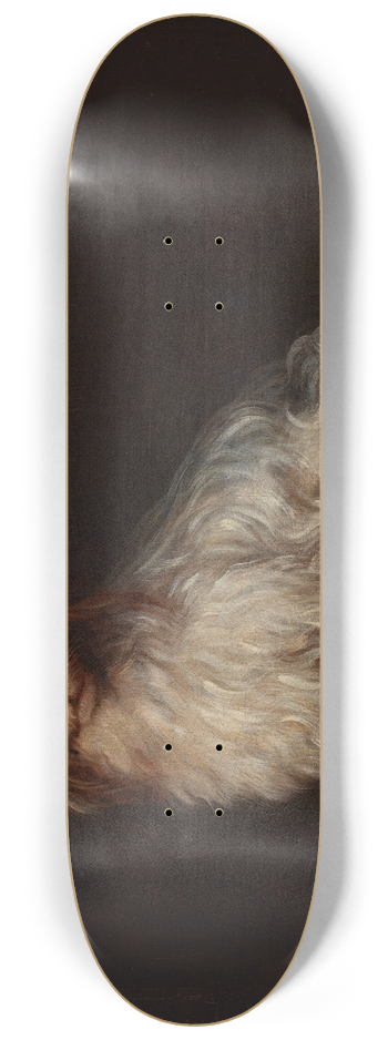 Richard Cosway - A long-haired terrier 8.25 inch art skate deck
