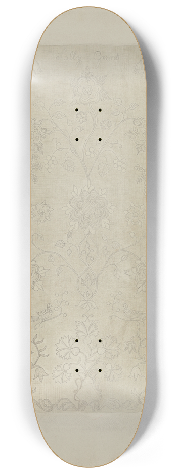 American 20th Century - Bedspread 8.25 inch art skate deck