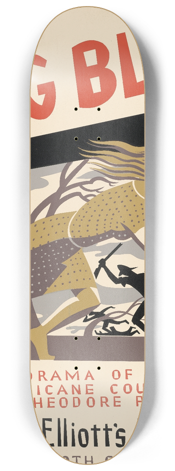 Richard Halls - Salut au monde 8.25 inch art skate deck