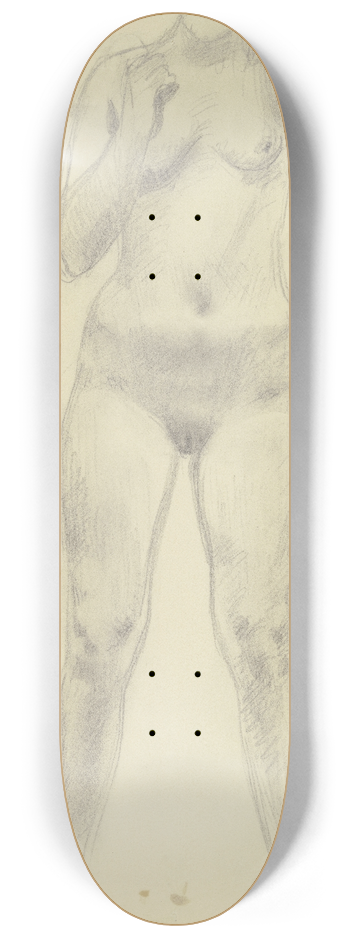 Richard Martin Werner - Female nude 8.25 inch art skate deck