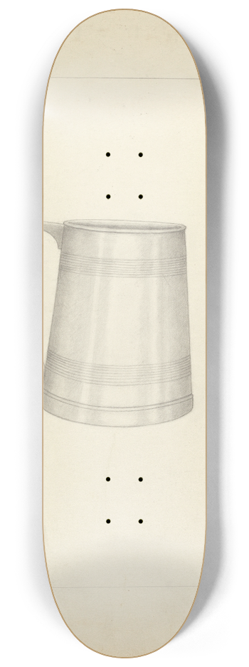Richard Schoene - Silver Mug 8.25 inch art skate deck