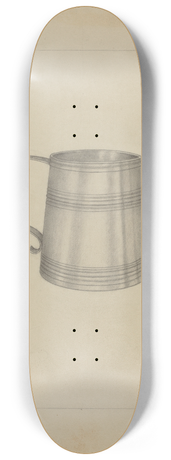 Richard Schoene - Silver Mug 8.25 inch art skate deck