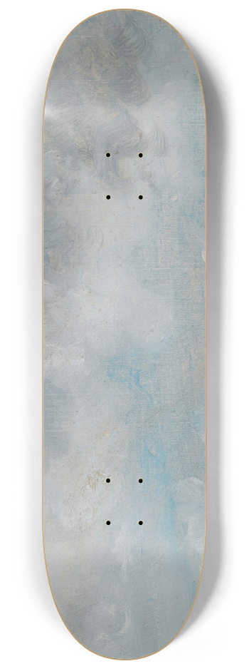 John Constable - Study Of Clouds 8.25 inch art skate deck