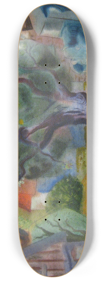 Richard Sussman - Summer Day 8.25 inch art skate deck