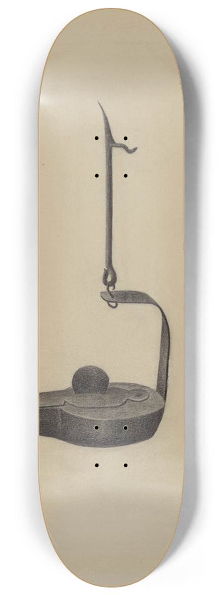 American 20th Century - Betty Lamp 8.25 inch art skate deck