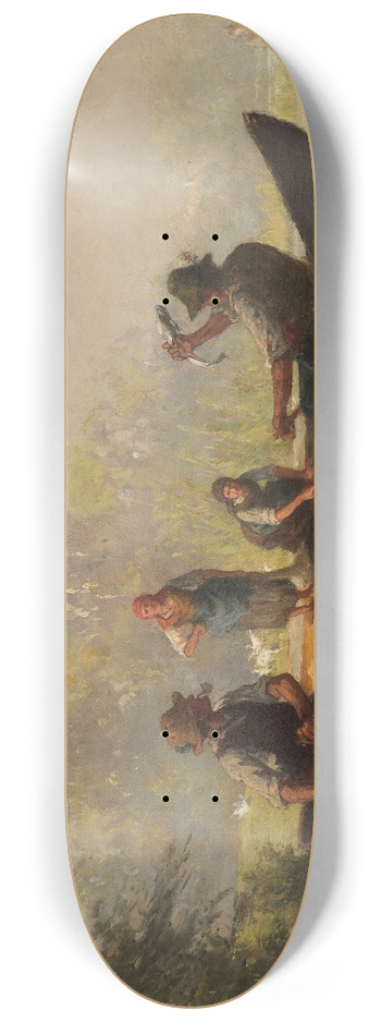 Richard Voltz - Fischer am Seeufer 8.25 inch art skate deck