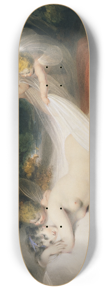 Richard Westall - Nymph and Cupids 8.25 inch art skate deck