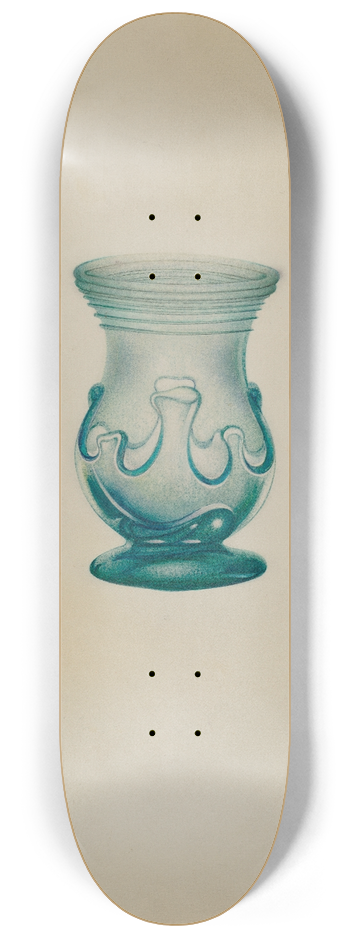 Richard Whitaker - Glass Vase 8.25 inch art skate deck