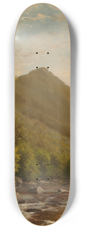 Richard William Hubbard - A Mountain Stream 8.25 inch art skate deck