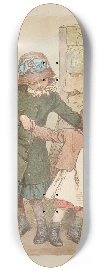 Robert Barnes - Two Girls, One Crying 8.25 inch art skate deck