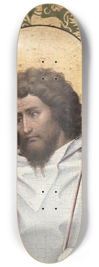 Robert Campin - John the Baptist 8.25 inch art skate deck
