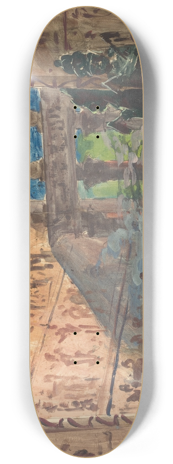 Robert Caney - Interior of an Ancient Egyptian Temple 8.25 inch art skate deck