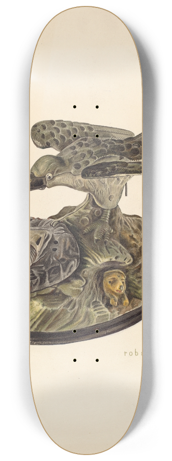 Robert Clark - Mechanical Bank 8.25 inch art skate deck