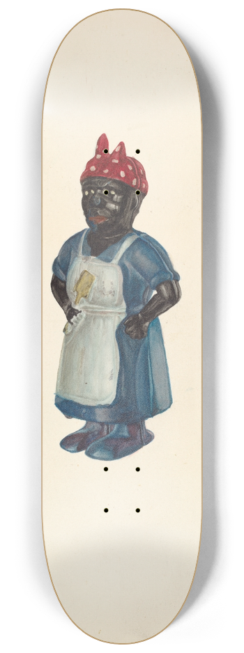 Robert Clark - Negro Mammy Bank 8.25 inch art skate deck