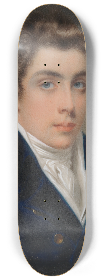 John Cox Dillman Engleheart - Portrait of a Gentleman 8.25 inch art skate deck