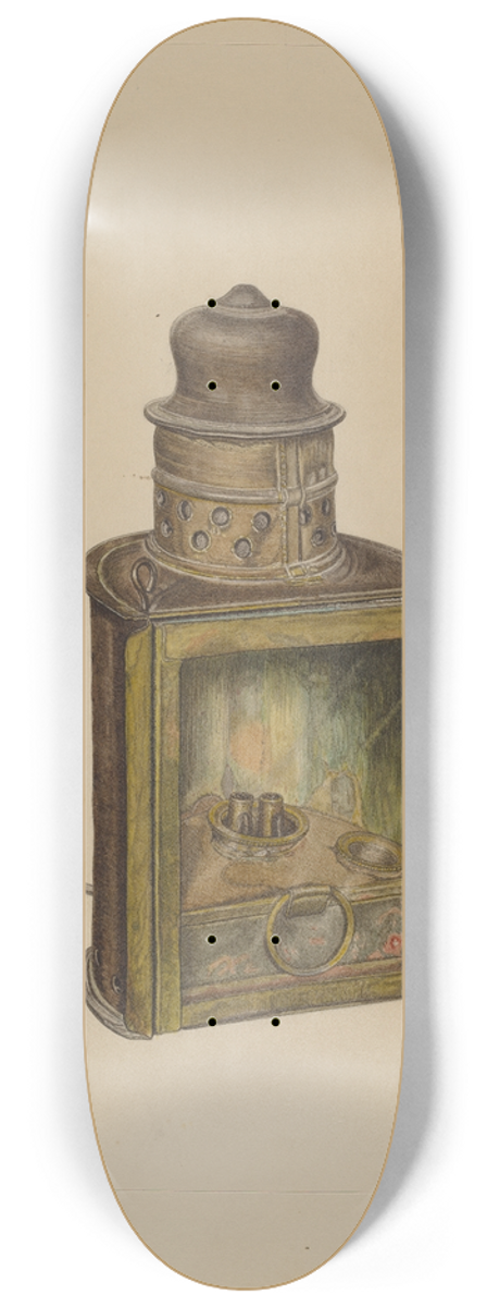 John Cutting - Lamp 8.25 inch art skate deck